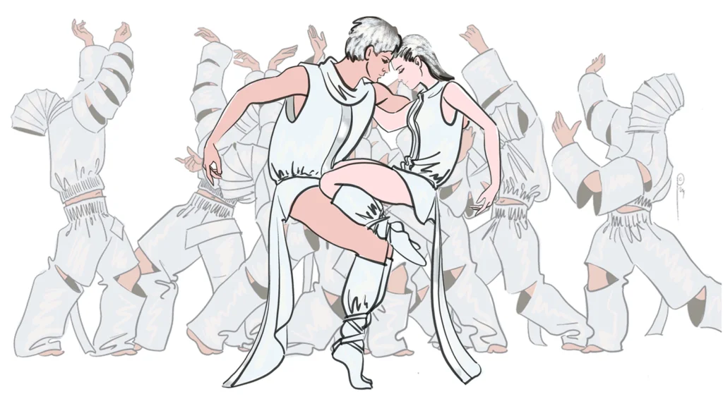 Балет «Драконячі пісні». Костянтин Пономарьов – театральний художник, художник з костюмів. ХНАТОБ, Схід Опера, Харків