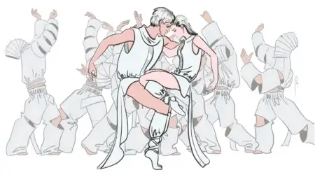 Балет «Драконячі пісні». Костянтин Пономарьов – театральний художник, художник з костюмів. ХНАТОБ, Схід Опера, Харків