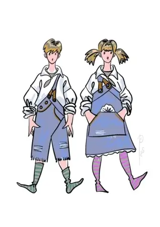 Опера «Гензель та Гретель». Костянтин Пономарьов – театральний художник, художник з костюмів. ХНАТОБ