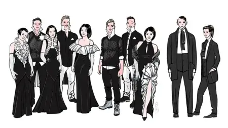 Опера-кабаре «ТГШ. Подорож у часі». Костянтин Пономарьов – театральний художник, художник з костюмів. Березіль